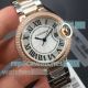 Swiss Quartz TW Factory Cartier Ballon Bleu White Dial Rose Gold Two-tone Diamond Bezel (3)_th.jpg